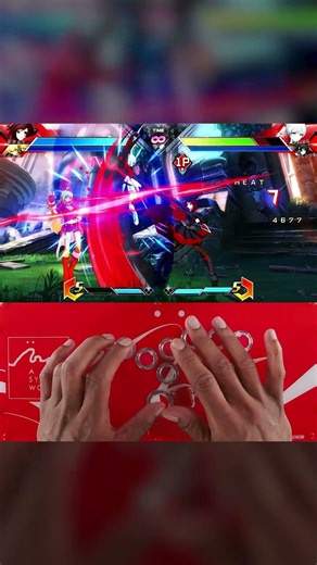 Instant Airdash with COMBO Extension #HitBox #HowToHitBox #BBTAG #Leverless