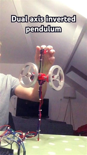 Dual axis inverted pendulum with Arduino