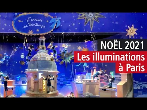 Découvrez les merveilleuses illuminations de Noël 2021 à Paris, vidéo YouTube magique pour les fêtes