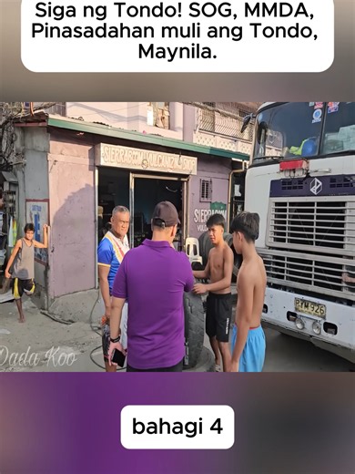 Siga ng Tondo! SOG, MMDA, Pinasadahan muli ang Tondo, Maynila. #fyp #viral #viralvideo