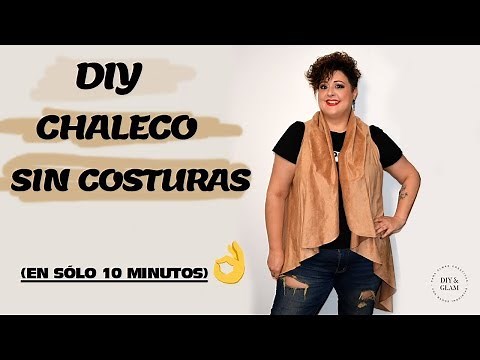 Diy chaleco sin costuras en 10 minutos