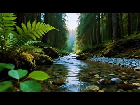 Relaxing Forest Sounds | Relaxing River Water Sounds | Gentle Birdsong in the Forest