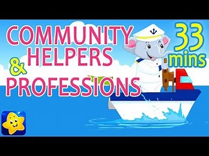 Community Helper Songs | Rhymes on Professions | Learn about Jobs | 30 Minutes Compilation