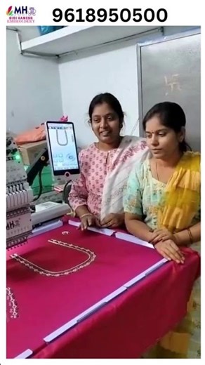 Happy Customer MH Computer Embroidery #computerembroiderymachine #aaribusiness