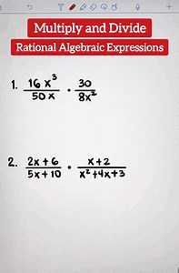 37K views · 2.8K reactions | Multiplying and Dividing Rational Expressions #algebra #math #TeacherGon | Ako si Teacher Gon | Facebook