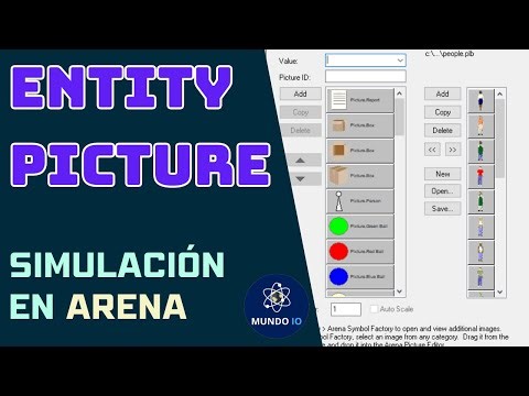 Entity Picture: Gráfico de una entidad en Arena (Simulación)
