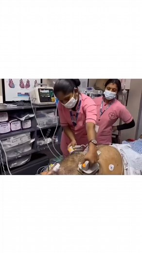Inside Human Body/Medical on Instagram: "Synchronised cardioversion beautifully done here. . Steps: Consent Crash cart Consider sedation & analgesia Select energy Synchronise Shock . . . . . . . . . . . . . . . . . . . . . . #medicine #medical #medschool #medico#medstudent #medstudents #medicalstudent #doctor #doctors #surgeon #clinical #medhumor #nurse #medstudentlife #medlife #premed #usmle #mcat #premed #plab "