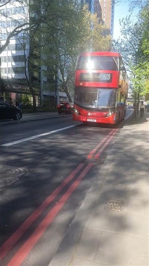 “Bus 63 to King’s Cross 🇬🇧 New Electric London Bus ⚡”