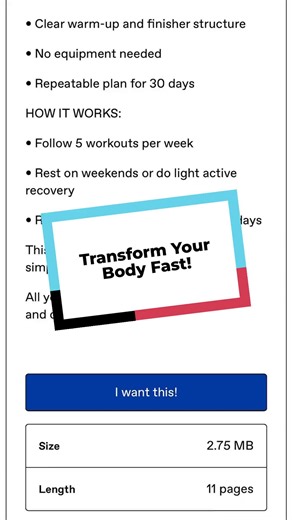 Transform Your Body Fast!... #HomeWorkout #BodyTransformation