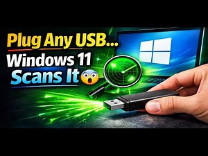 Plug In ANY USB… Windows 11 Scans It Automatically (No Clicks Needed)