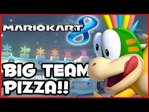 Mario Kart 8 Wii U - BIG TEAM PIZZA RISES!! (1080p MK8 Multiplayer Gameplay)