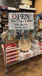 Yes, we’re open Sundays! Pop in for baking essentials, a new pan, or a little weekend treat for yourself. Wild Goose is your hometown kitchen store, so we are open when it’s convenient to shop! | Wild Goose