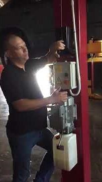 How to use safety locks on a two post lift