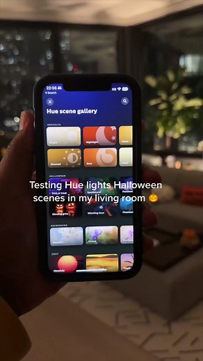 Spooky Phillips Hue Halloween Scenes for Your Apartment