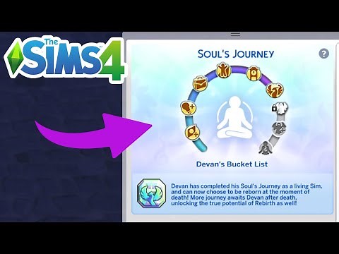 How To Cheat To Max Soul's Journey (Life And Death Cheats) - The Sims 4