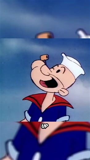 She took a tumble, but she’s tougher’n a tugboat! #Popeye #OliveOyl #Sailing #Sailor #Classiccartoons