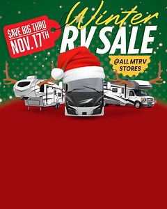 🚐 MTRV Has BIG TOYS For The Holidays! 🎅 Massive Discounts Across A Huge Selection Shop Deals: https://www.mikethompson.com/winterrvsale | Mike Thompsons RV Super Stores