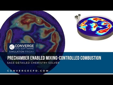 Simulating Prechamber Enabled Mixing-Controlled Combustion in a Heavy-Duty Engine