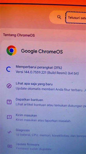 Update Google ChromeOS Notebook Samsung 4 I MARGONO ELEKTRONIK