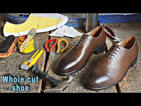 How to Make a Whole Cut Shoe: DIY Derby Shoe Tutorial