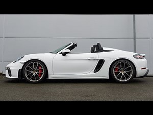 2021 Porsche 718 Spyder - White - Walkaround + Engine & Exhaust Sound