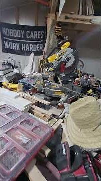 Shop Tornado 🌪️ Miter Saw Station Chaos to Organized Reset
