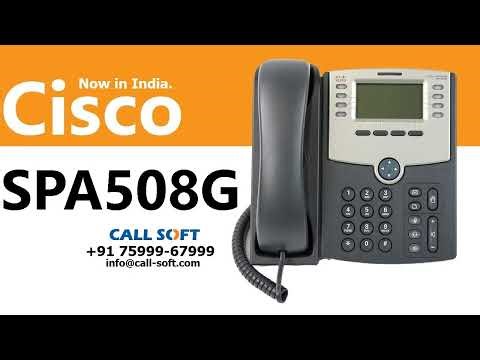 Cisco SPA508G 8-Line SIP IP Phone in Delhi NCR, Mumbai, Chennai, Hyderabad, Pune, Kerla & chandigrah