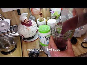 $23 Magic Bullet review + Blueberry Amla shake smoothie