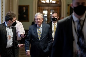 McConnell vows Republicans will not help raise debt ceiling in December