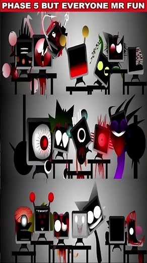 Sprunki New Phase 5 But Everyone is Mr Fun Computer (PC) *Mix Version*