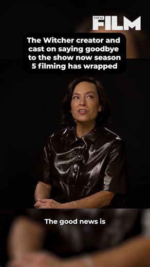 The Witcher series creator Lauren Schmidt Hissrich and cast member Joey Batey say that the show coming to an end after season 5 is not sad, it's a "celebration" #TheWitcher | Total Film