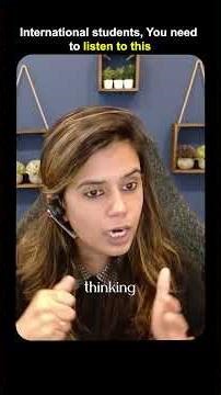 International students, You need to listen to this