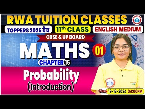 Class 11 Maths Chapter 15 Probability | Introduction | 11th Maths Imp Topics | Probability By RWA