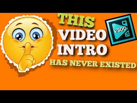 How to make an Intro for YouTube Videos | VSDC Tutorial