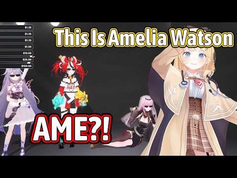 Ame Come To The Charity Stream And Suprised Eveyone【Hololive EN】