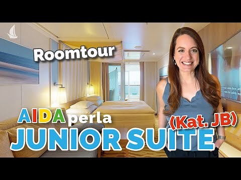 This is how you live in a Junior Suite with loggia on board AIDAperla