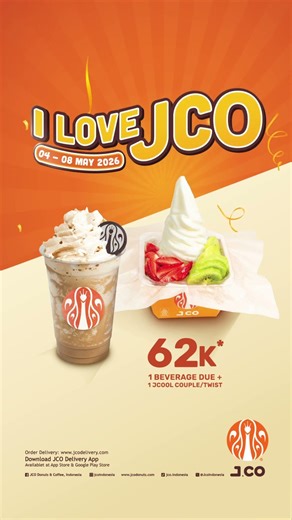 1 BEVERAGE + 1 JCOOL COUPLE/TWIST ONLY 62K!