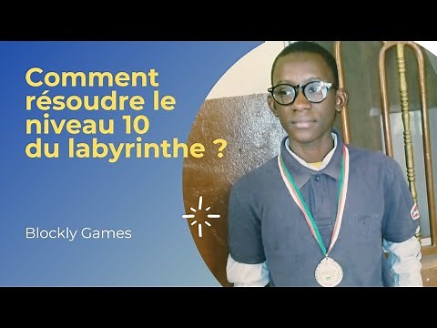 Comment résoudre le niveau 10 du labyrinthe dans Blockly Games