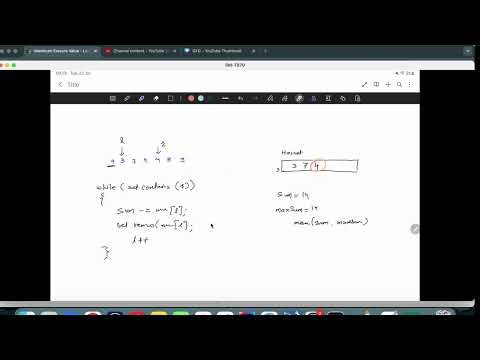 1695 Maximum Erasure Value | Sliding Window + HashSet vs Frequency Array | LeetCode 1695