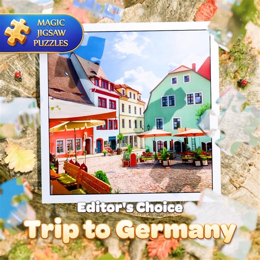 4.9K views · 61 reactions | Our cultural marathon continues! Germany is another destination on our map. Modern cities with classical architecture, cliffs, forests, castles built on rivers, and cozy villages. You will find all this in the Trip to Germany puzzle pack! https://ximadpzl.onelink.me/BkON/ulj168oo #MJP_EditorsChoice #puzzles #jigsawpuzzles #magicjigsawpuzzles | Magic Jigsaw Puzzles | Facebook