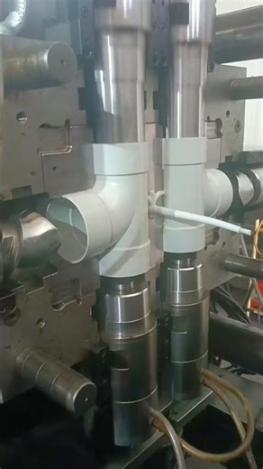 Tee Mould - Special "Horseshoe" Core Pulling Structure #pipefittingmould #era#factory #injectionmold