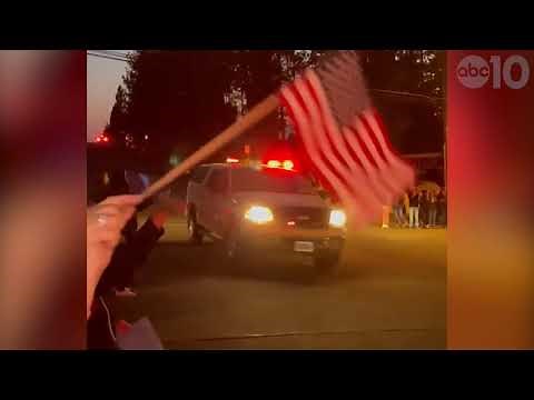 Caldor Fire: South Lake Tahoe firefighters surprised with goodbye celebration