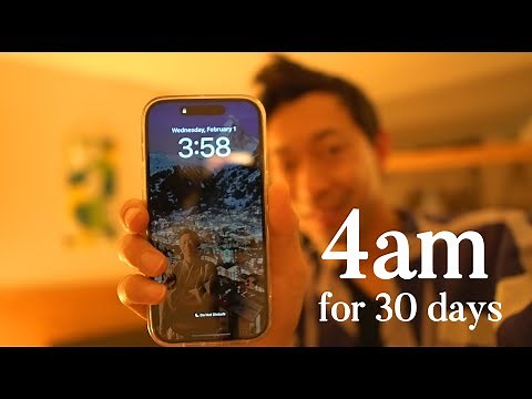 Extreme Challenge: I woke up at 4am for 30 days!