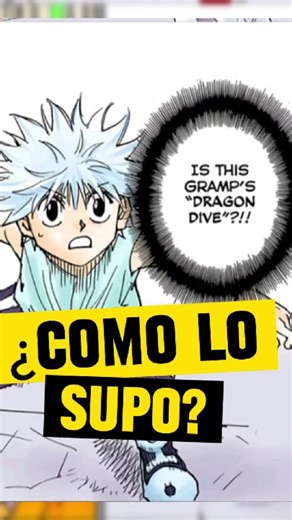 ¿Cómo descubrió Killua el Dragon Dive de Zeno?