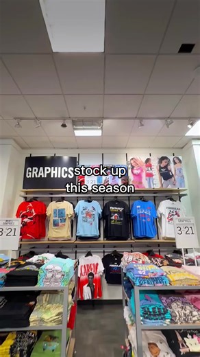 Stock up this season on graphic t-shirts 3/$21 for him & her Link in bio to find a rue near you #YOUinrue