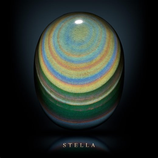 Rainbow Obsidian Palmstone - Etsy