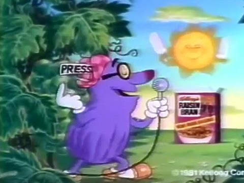 Kellogg's Raisin Bran 1980's TV Commercial HD