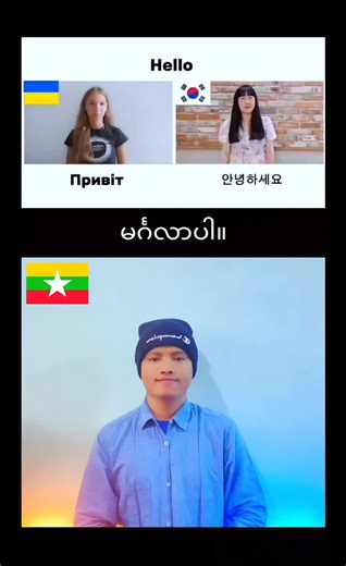 မြန်မာလက်သင်္ကေတ ပြဘာသာစကားနှင့် ကမ္ဘာပေါ်က အခြားပြဘာသာစကားများ