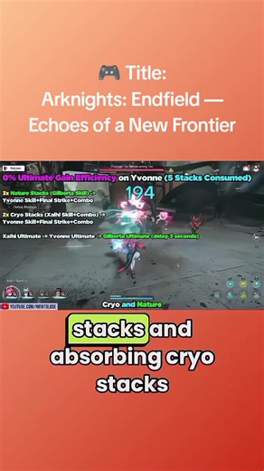 #明日方舟終末地 #終末地 #春曉時 🎮 Title: Arknights: Endfield — Echoes of a New Frontier📝 Description (English): Arknights: Endfield is a futuristic action strategy RPG set on the mysterious world of Talos-II. As the Endministrator, you lead a squad of skilled operators into uncharted territory, where every mission uncovers new dangers and hidden truths. The game blends real-time combat with deep strategy and base management. Players must explore vast regions, collect resources, and build strong teams using