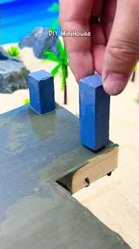 Building Mini Brick Walls & Roof in Minutes 🧱🏠 | Satisfying DIY Short